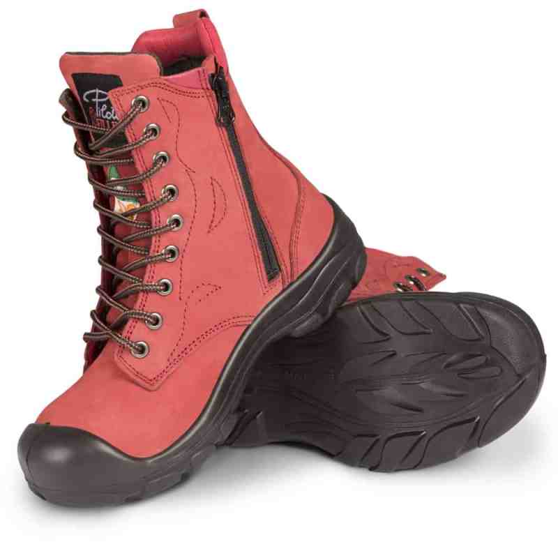 Pilote & Filles Botte 8" S558R Rouge