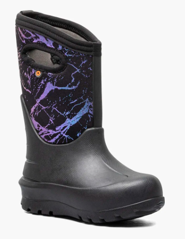 Bogs Neo Classic Mettalic Mountains Black 72929-009