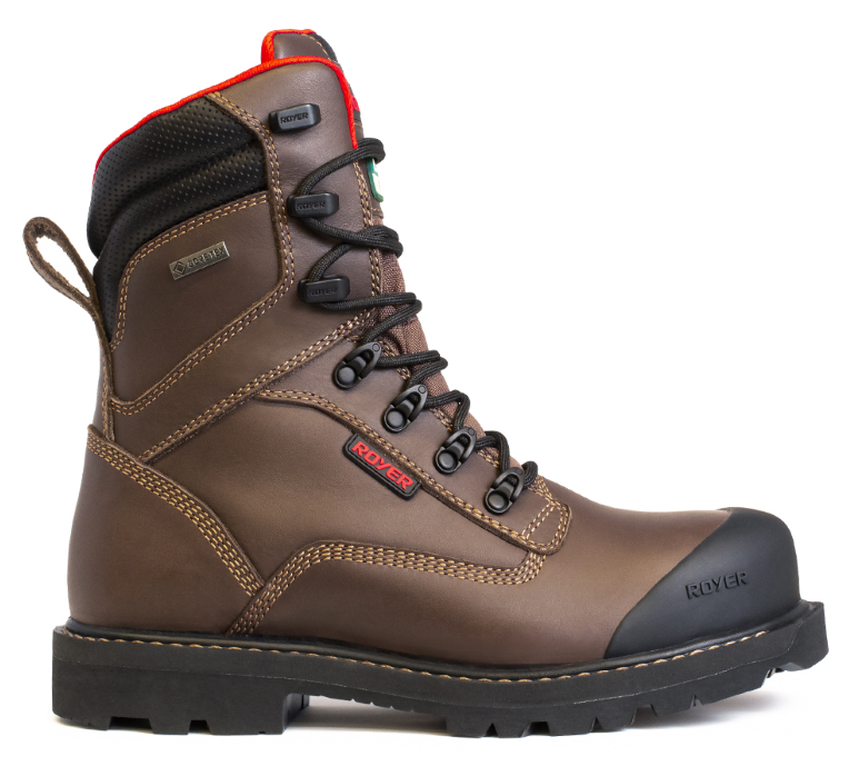 Royer Revolt 8" CSA Waterproof Vibram MegaGrip Pro Brown 8920RT