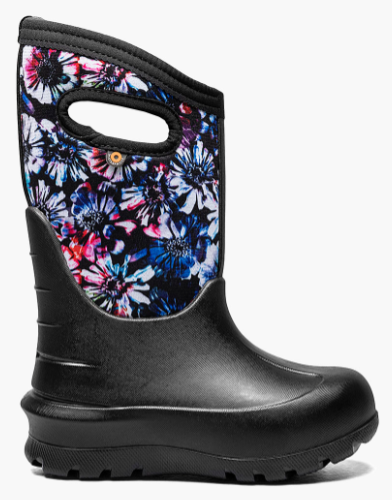 Bogs Neo Classic Flower Black 72722-009